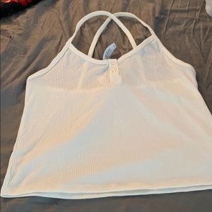 Brand new with tags cream colored halter top